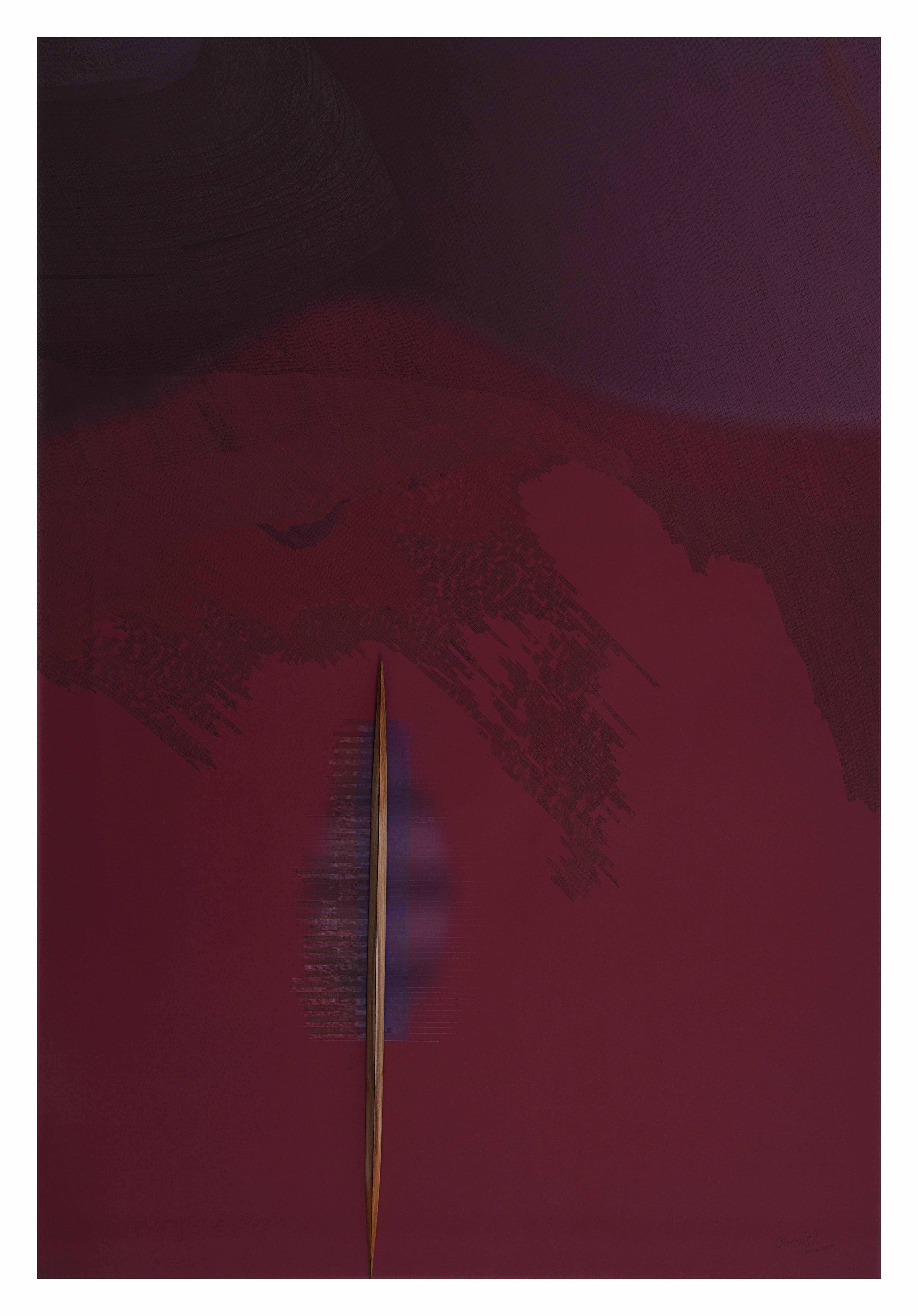 Anitya-Impermanence Mixed media on Somerset paper