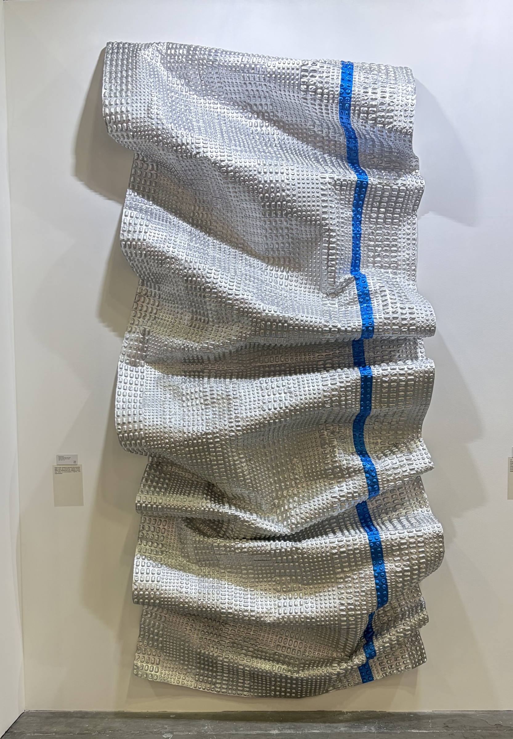 Folded Frequencies, 2025 Stitched empty blister packs