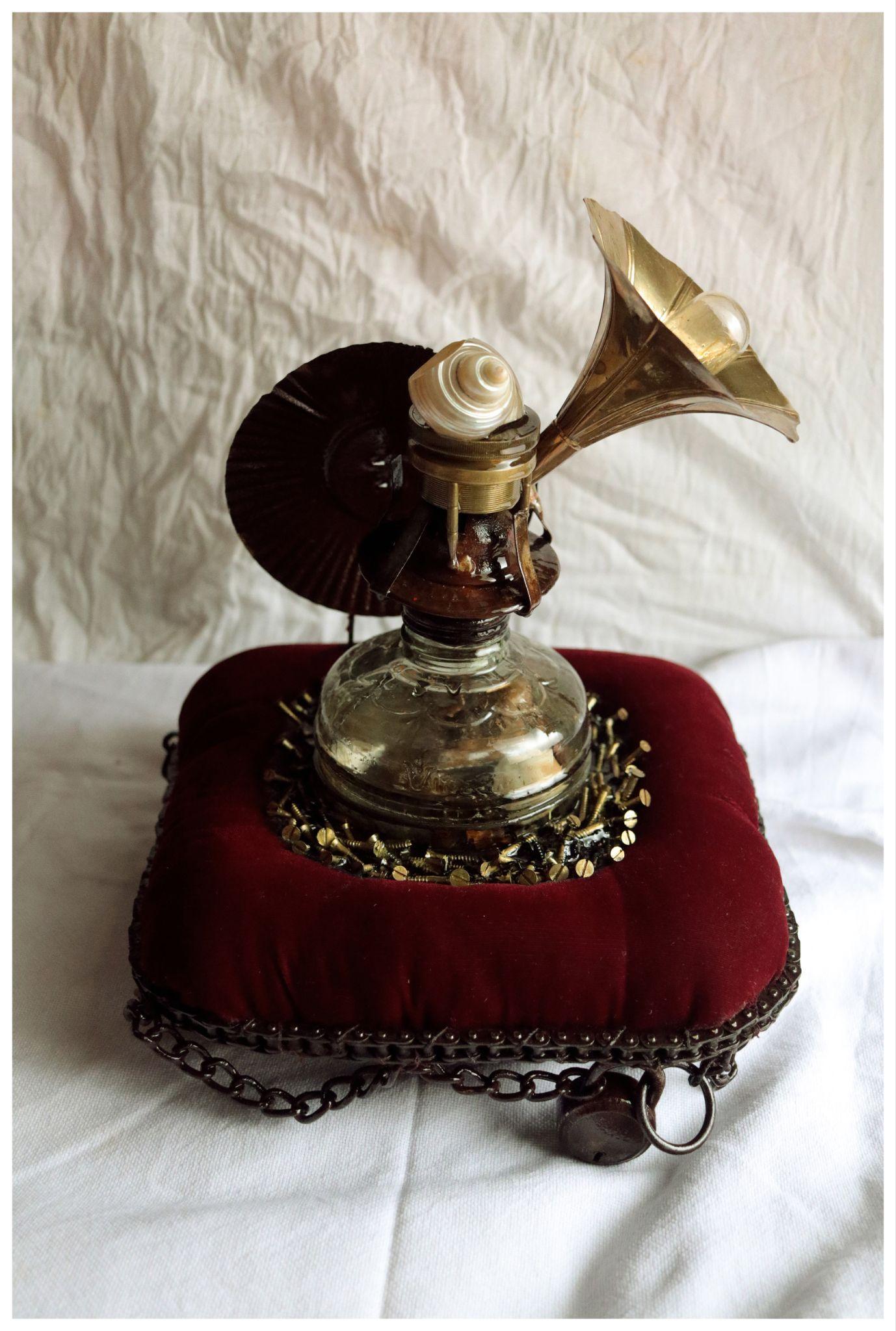 The Melancholist (2023) Found object assemblage